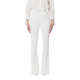 PANTALONI ELISABETTA FRANCHI, Double Layer, Bell Bottom, White - PA09952E2360 PANTALONI ELISABETTA FRANCHI, Double Layer, Bell Bottom, White - PA09952E2360