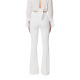 PANTALONI ELISABETTA FRANCHI, Double Layer, Bell Bottom, White - PA09952E2360 PANTALONI ELISABETTA FRANCHI, Double Layer, Bell Bottom, White - PA09952E2360