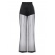 PANTALONI ELISABETTA FRANCHI, Silk, Statement, Black - PA10053E2110 PANTALONI ELISABETTA FRANCHI, Silk, Statement, Black - PA10053E2110