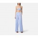 PANTALONI ELISABETTA FRANCHI, Cotton Poplin, Embroideries, Blue - PA10255E3068 PANTALONI ELISABETTA FRANCHI, Cotton Poplin, Embroideries, Blue - PA10255E3068