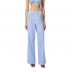 PANTALONI ELISABETTA FRANCHI, Cotton Poplin, Embroideries, Blue - PA10255E3068 PANTALONI ELISABETTA FRANCHI, Cotton Poplin, Embroideries, Blue - PA10255E3068