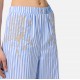 PANTALONI ELISABETTA FRANCHI, Cotton Poplin, Embroideries, Blue - PA10255E3068 PANTALONI ELISABETTA FRANCHI, Cotton Poplin, Embroideries, Blue - PA10255E3068
