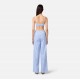 PANTALONI ELISABETTA FRANCHI, Cotton Poplin, Embroideries, Blue - PA10255E3068 PANTALONI ELISABETTA FRANCHI, Cotton Poplin, Embroideries, Blue - PA10255E3068