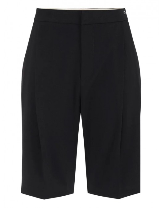 PANTALONI ELISABETTA FRANCHI, Knee Length Tailored, Black - PA10553E2110 PANTALONI ELISABETTA FRANCHI, Knee Length Tailored, Black - PA10553E2110