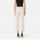 PANTALON ELISABETTA FRANCHI, Fermoare atasate, Alb - PA11956E2DZ9