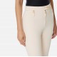 PANTALON ELISABETTA FRANCHI, Fermoare atasate, Alb - PA11956E2DZ9
