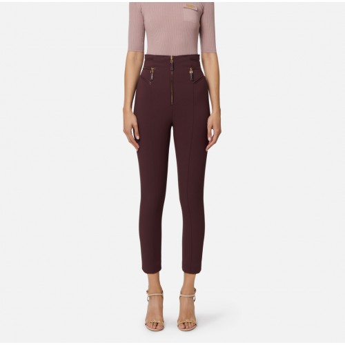 PANTALON ELISABETTA FRANCHI, Buzunare atasate, Slim Fit PANTALON ELISABETTA FRANCHI, Buzunare atasate, Slim Fit
