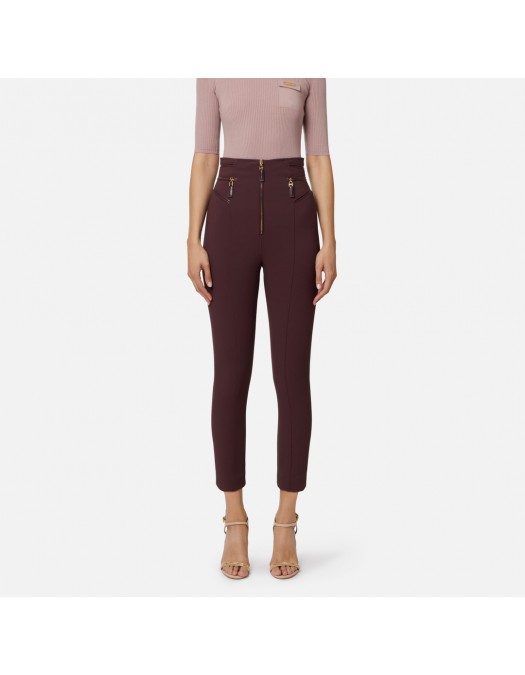 PANTALON ELISABETTA FRANCHI, Buzunare atasate, Slim Fit - PA11956E2EA4