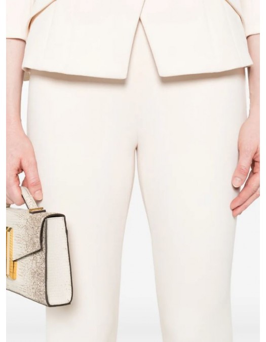 PANTALON ELISABETTA FRANCHI, Logo Print, Tailored Fit - PA12056E2DZ9