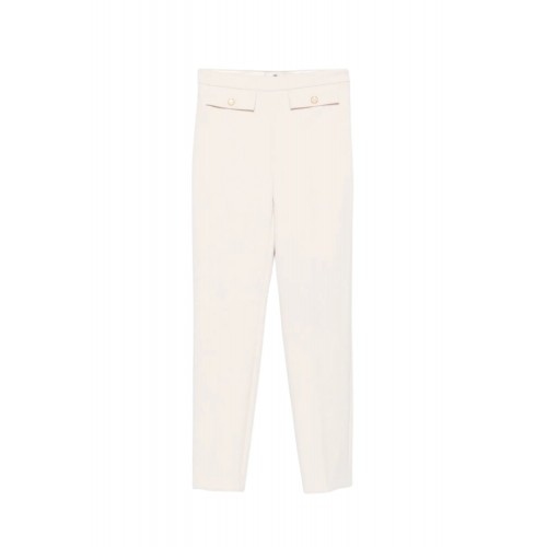 PANTALON ELISABETTA FRANCHI, Logo Print, Tailored Fit