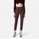 PANTALON ELISABETTA FRANCHI, Logo Print, Tailored Fit, Merlot - PA12056E2EA4 PANTALON ELISABETTA FRANCHI, Logo Print, Tailored Fit, Merlot - PA12056E2EA4