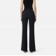 PANTALON ELISABETTA FRANCHI, Nasturi cu logo, Negru - PA12156E2110 PANTALON ELISABETTA FRANCHI, Nasturi cu logo, Negru - PA12156E2110