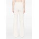 PANTALON ELISABETTA FRANCHI, Nasturi cu logo, Cream - PA12156E2DZ9