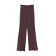 PANTALON ELISABETTA FRANCHI, Nasturi cu logo, Brown - PA12156E2EA4