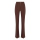 PANTALON ELISABETTA FRANCHI, Fermoar frontal cu logo, Coffee - PA12256E2EA3 PANTALON ELISABETTA FRANCHI, Fermoar frontal cu logo, Coffee - PA12256E2EA3