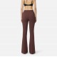 PANTALON ELISABETTA FRANCHI, Fermoar frontal cu logo, Coffee - PA12256E2EA3 PANTALON ELISABETTA FRANCHI, Fermoar frontal cu logo, Coffee - PA12256E2EA3