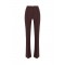 PANTALON ELISABETTA FRANCHI, Fermoar frontal cu logo, Brown 