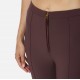 PANTALON ELISABETTA FRANCHI, Fermoar frontal cu logo, Brown - PA12256E2EA4