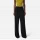 PANTALON ELISABETTA FRANCHI, Buzunare atasata, Oversized Fit, Negru - PA12456E2110