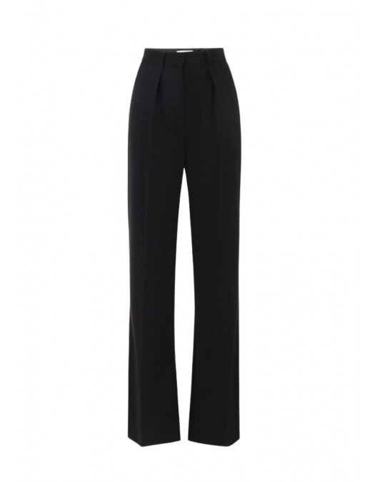 PANTALON ELISABETTA FRANCHI, Buzunare atasata, Oversized Fit, Negru - PA12456E2110
