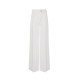 Pantaloni ELISABETTA FRANCHI, Linen-blend trousers with straps - PA12762E2360