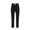 Pantaloni ELISABETTA FRANCHI, Trousers in technical bi-elastic fabric with belt, Negru