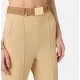 Pantaloni ELISABETTA FRANCHI, Trousers in technical bi-elastic fabric with belt - PA13261E2470