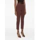 Pantaloni ELISABETTA FRANCHI, Trousers in technical bi-elastic fabric with belt, Maro - PA13261E2644