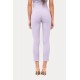 Pantaloni ELISABETTA FRANCHI, double layer stretch crêpe fabric with logo details, Lila - PA16361E2EV7