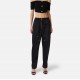 Pantaloni ELISABETTA FRANCHI,  voile fabric, Negru - PA16461E2110