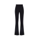 Pantaloni ELISABETTA FRANCHI, Trousers in double layer stretch crêpe fabric with logo charm - PA16961E2110