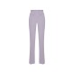 Pantaloni ELISABETTA FRANCHI, double layer stretch crêpe fabric with embroidered logo, Lila - PA17161E2EV7