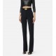 Pantaloni ELISABETTA FRANCHI, Trousers in technical bi-elastic fabric with belt - PA17261E2110