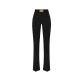 Pantaloni ELISABETTA FRANCHI, Trousers in technical bi-elastic fabric with belt - PA17261E2110