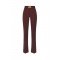 Pantaloni ELISABETTA FRANCHI, Trousers in technical bi-elastic fabric with belt, Cocoa