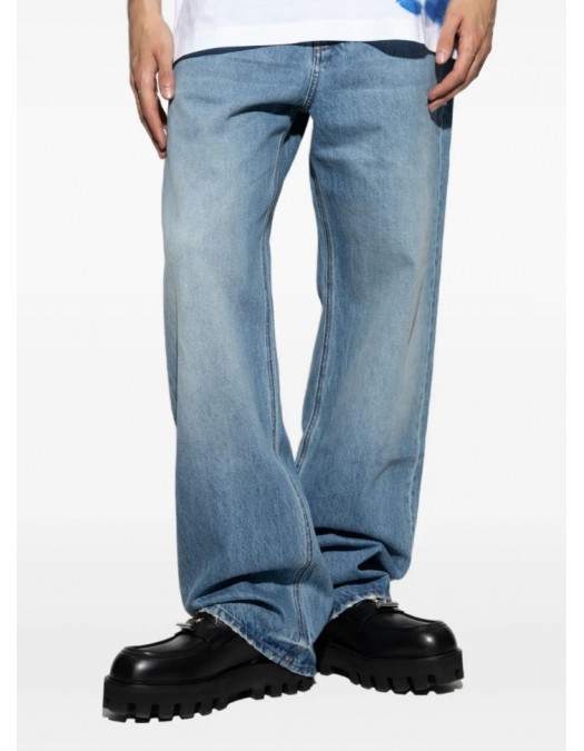 Jeans JACQUEMUS, wide-leg jeans, Blue - PAM00028AD0003833C