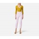 PANTALONI ELISABETTA FRANCHI, Jewelled Horsebit, White Butter - PAT7151E2DK3 PANTALONI ELISABETTA FRANCHI, Jewelled Horsebit, White Butter - PAT7151E2DK3