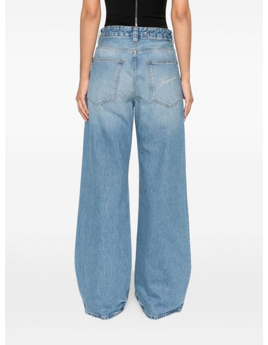 Jeans JACQUEMUS,Le Nîmes Larges jeans, Blue - PAW00036AD0003833C Jeans JACQUEMUS,Le Nîmes Larges jeans, Blue - PAW00036AD0003833C