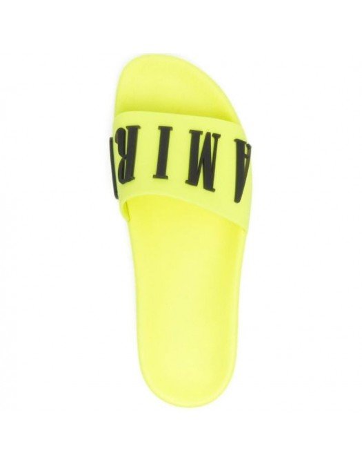 Papuci Amiri, Insertie Logo, Galben Neon - PF22MFF001800