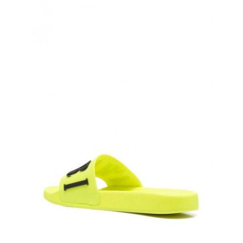 Papuci Amiri, Insertie Logo, Galben Neon