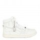 Sneakers AMIRI, Skel-top Hi, Full White - PF22MFS002100