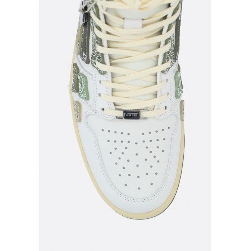 Sneakers AMIRI, Street Style,Unisex, Bandana Print, Kaki
