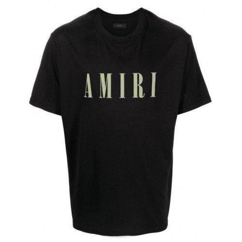 TRICOU AMIRI, Imprimeu Logo Green, Negru