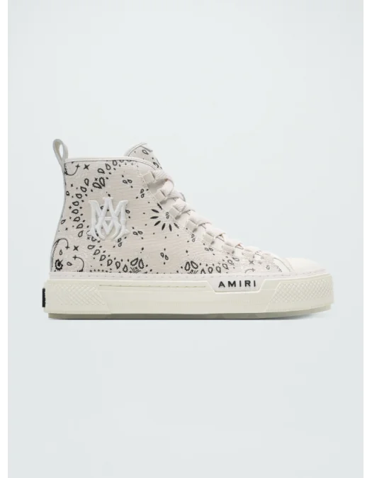 Sneakers AMIRI, Court High Top, Beige PF23MFS015271 - PF23MFS015271