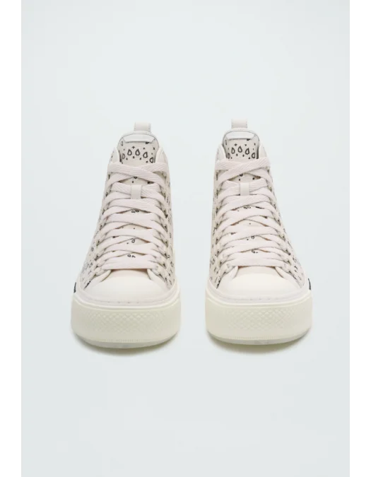 Sneakers AMIRI, Court High Top, Beige PF23MFS015271 - PF23MFS015271