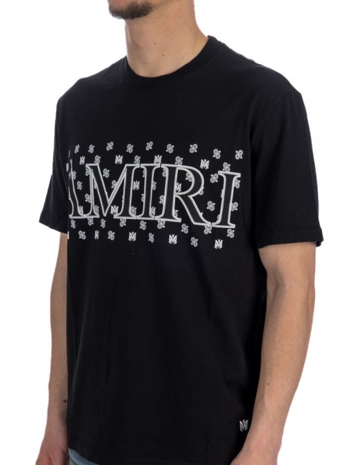 Tricou Amiri, Print Brand Frontal, Negru - PF23MJG038001