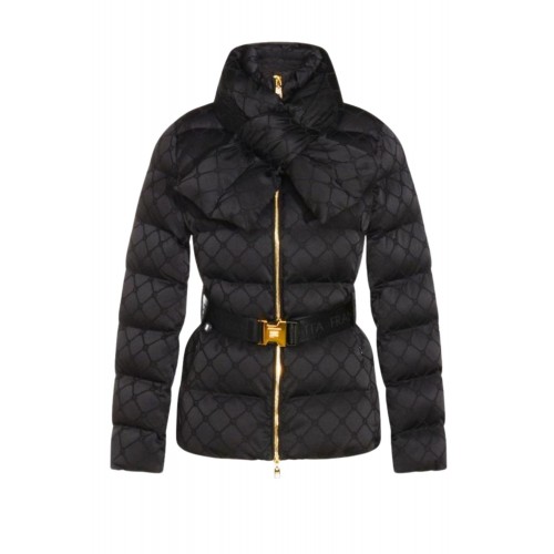 GEACA ELISABETTA FRANCHI, Scurta, Technical Fabric, Regular Fit, Negru GEACA ELISABETTA FRANCHI, Scurta, Technical Fabric, Regular Fit, Negru