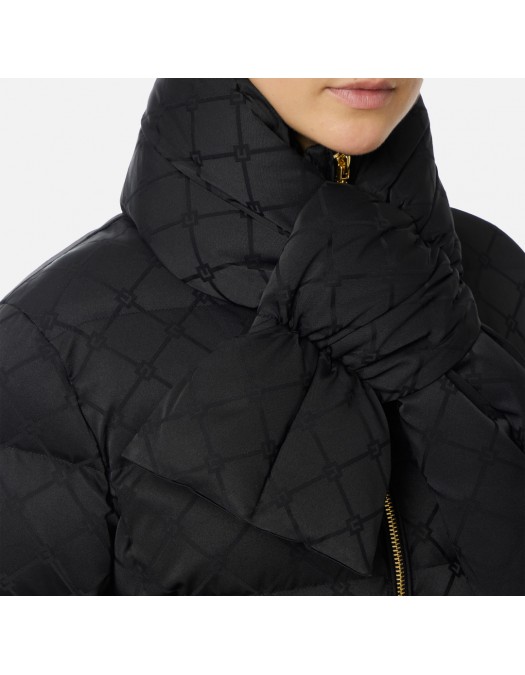GEACA ELISABETTA FRANCHI, Scurta, Technical Fabric, Regular Fit, Negru - PI83D56E2110