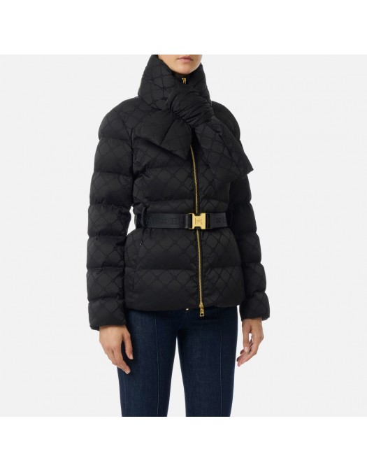 GEACA ELISABETTA FRANCHI, Scurta, Technical Fabric, Regular Fit, Negru - PI83D56E2110