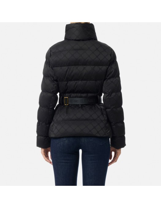 GEACA ELISABETTA FRANCHI, Scurta, Technical Fabric, Regular Fit, Negru - PI83D56E2110